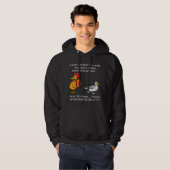 for Chicken Lovers Cute Chicks Hen Humor Funny Chi Hoodie (Voorkant volledig)