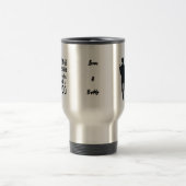For coffee and dog lovers: customizable reisbeker (Center)