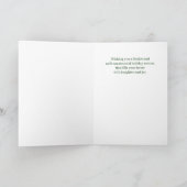 for Contractor Construction Hammer Joy and Cheer Feestdagen Kaart (Binnen)