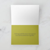 For Couple Happy Anniversary Camping Desert Flower Kaart (Binnen)