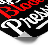 For Couples _ She Means High Blood Pressure _ Funn Poster (Hoek)