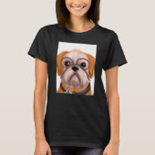 For Cute Dog Puppie Fan In Dog Style  1 T-shirt (Voorkant)