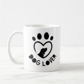 For dog lovers with the quote "Dog lover" Koffiemok (Links)