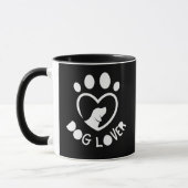 for dog lovers with the quote "Dog lover" Mok (Links)