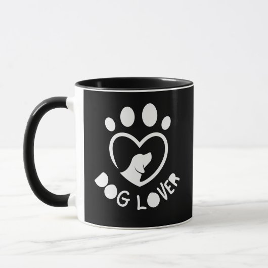 for dog lovers with the quote "Dog lover" Mok (Links)