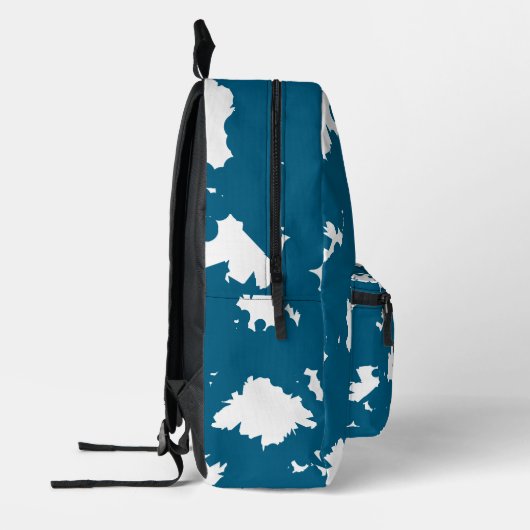 For Dreamers – Blue Splash Backpack Bedrukte Rugzak (Links)
