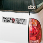 For Freedom Justice Taiwan Bumpersticker (Op Truck)
