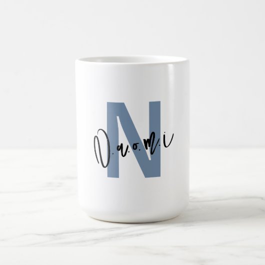 For Girls – Unique Custom N Mug with Name Naomi Koffiemok (Center)