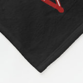 For God So Loved The World Jesus Is My Valentine  Fleece Deken (Hoek)