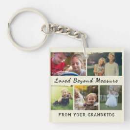 For Grandma & Grandpa – Loved Beyond Measure Sleutelhanger