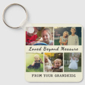 For Grandma & Grandpa – Loved Beyond Measure Sleutelhanger (Voorkant)