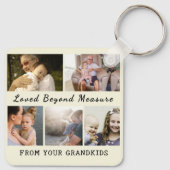 For Grandma & Grandpa – Loved Beyond Measure Sleutelhanger (Achterkant)