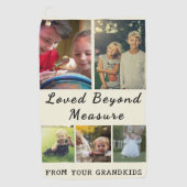 For Grandpa & Grandma – Loved Beyond Measure Golfhanddoek (Voorkant)
