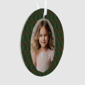 For Grandparents a Candy Cane Photo Christmas Ornament (voorkant)
