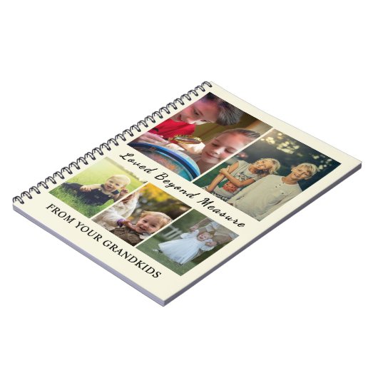 For Grandparents – Loved Beyond Measure Notebook Notitieboek (Linkerzijde)