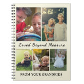For Grandparents – Loved Beyond Measure Notebook Notitieboek (Voorkant)