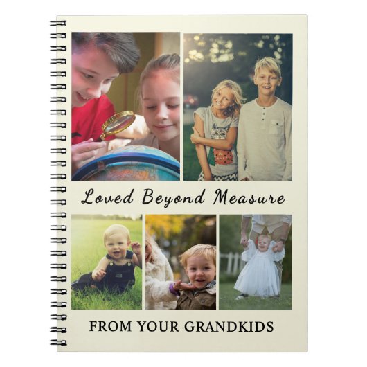 For Grandparents – Loved Beyond Measure Notebook Notitieboek (Voorkant)