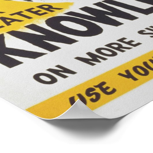 For Greater Knowledge Use Your Library Often - WPA Poster (Hoek)