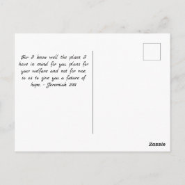 For I Know the Plans I Have For You Briefkaart