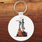 For It Funny - Witch Is Burning In Flames Girl Smo Sleutelhanger (Voorkant)