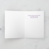 For Life Partner Birthday Wildflower Garden Kaart (Binnen)