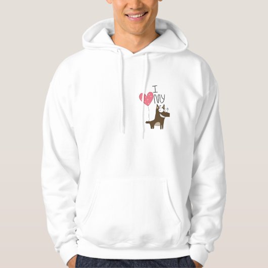 For love hoodie (Voorkant)