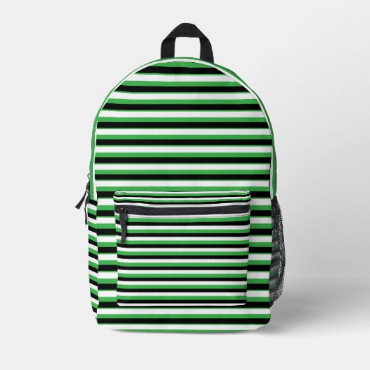 For Lovers of Fun – Green Backpack Bedrukte Rugzak (Voorkant)