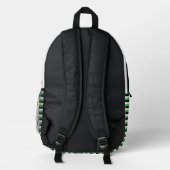 For Lovers of Fun – Green Backpack Bedrukte Rugzak (Achterkant)