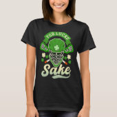 For Lucks Sake Lacrosse St Patricks Day T-shirt (Voorkant)