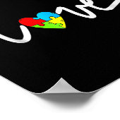 For Men Women Autism Awareness Tee Plus Size Poster (Hoek)