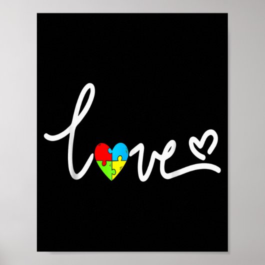 For Men Women Autism Awareness Tee Plus Size Poster (Voorkant)