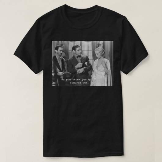 For Mens Womens Barbara Actress Stanwyck Awesome F T-shirt (Design voorkant)