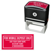 For Mobile Deposit Only Zelfinktende Stempel (In situ)