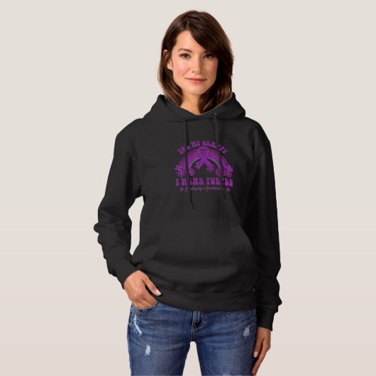For My Grampy I Wear Purple Epilepsy Awareness Rai Hoodie (Voorkant volledig)