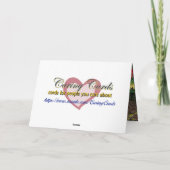 For My Love, For Always Kaart (Achterkant)