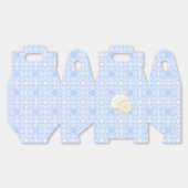 "For My Main Squeeze" Citroen & Blauwe Tegel Amalf Bedankdoosjes (Ongevouwen)