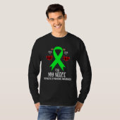 For My Niece Nephrotic Syndrome Awareness Ribbon B T-shirt (Voorkant volledig)