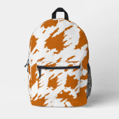 For Nature Lovers – Autumn Orange Abstract Design Bedrukte Rugzak (Voorkant)