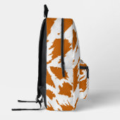 For Nature Lovers – Autumn Orange Abstract Design Bedrukte Rugzak (Links)