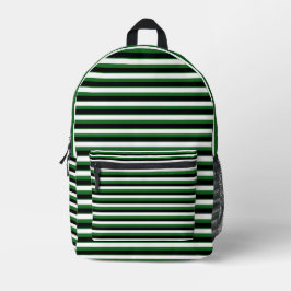 For Nature Lovers – Dark Green Backpack Bedrukte Rugzak