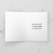 For Niece Blue Irises Floral Birthday Kaart (Binnen)