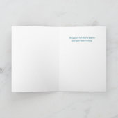 for Niece Merry Christmas Cheer Blue and Red Feestdagen Kaart (Binnen)