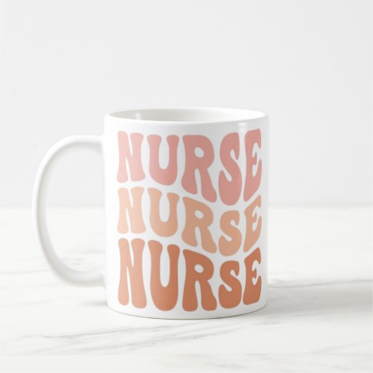 for nurse, retro nurse, nurse's day gift. koffiemok (Links)