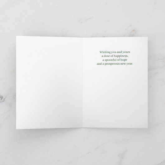 for Nurse Stethoscope Joy and Cheer Feestdagen Kaart (Binnen)