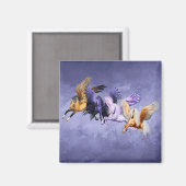 For Pegasi Flying Horses Pegasus Stallions Magneet (Voorkant / Achterkant)