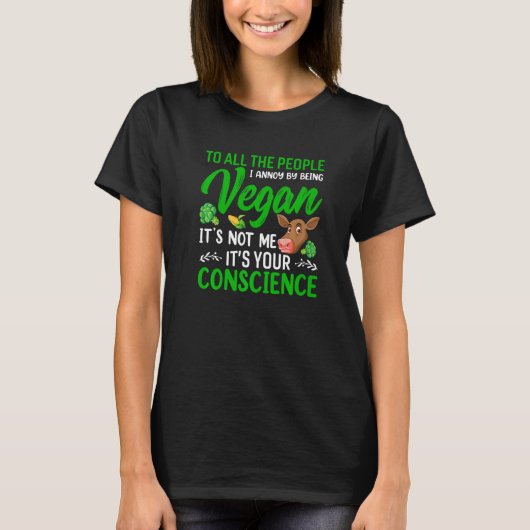 For Plant Powered vegan vegetarian plant based peo T-shirt (Voorkant)