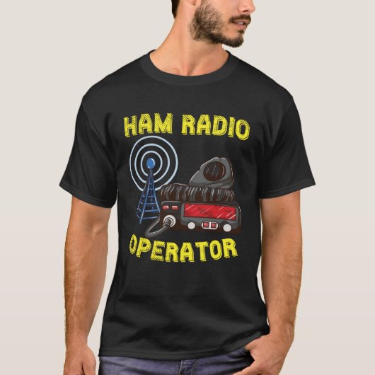 For Proud Ham Radio Operator Ham Radio Dad Grandp T-shirt (Voorkant)