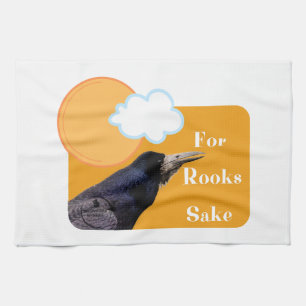 For Rooks Sake - een eerbetoon aan de machtige vog Theedoek