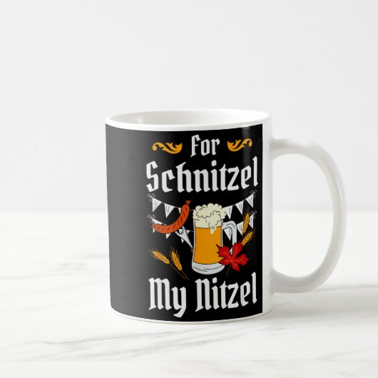 For Schnitzel My Nitzel Festival Beer German Koffiemok (Rechts)