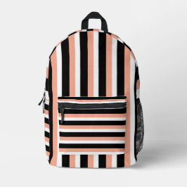 For Style Lovers – Abstract Peach Art Backpack Bedrukte Rugzak